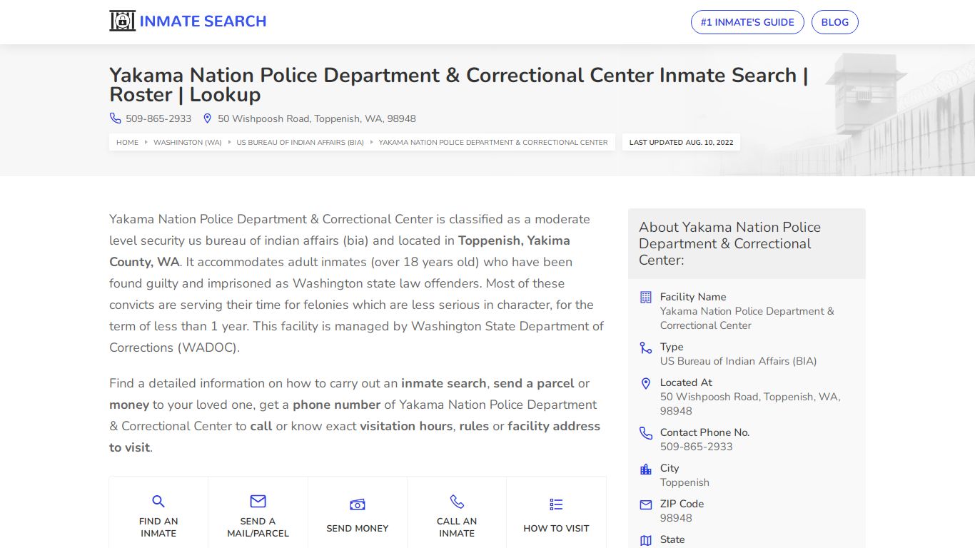 Yakama Nation Police Department & Correctional Center ...