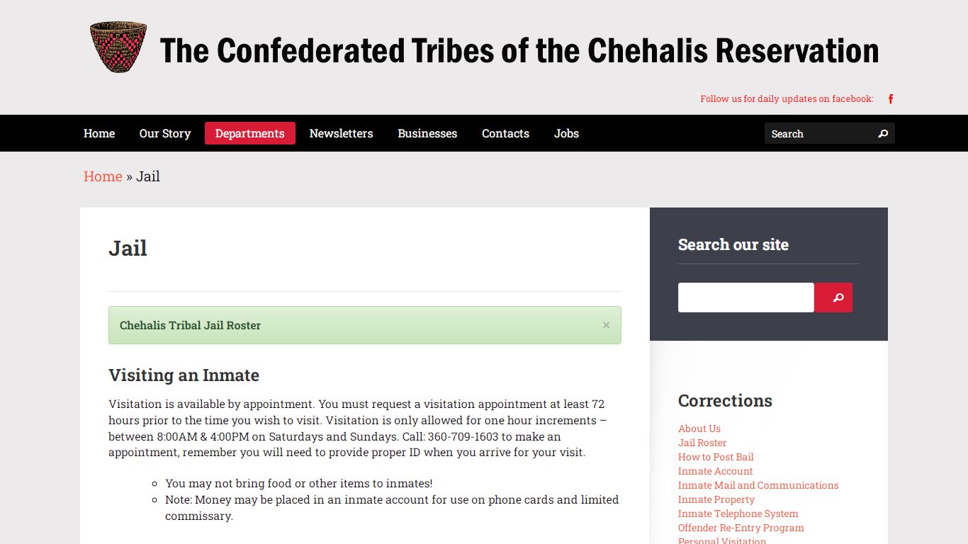 Jail - The Chehalis Tribe